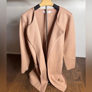 Anrabess Tan Open Front Cardigan